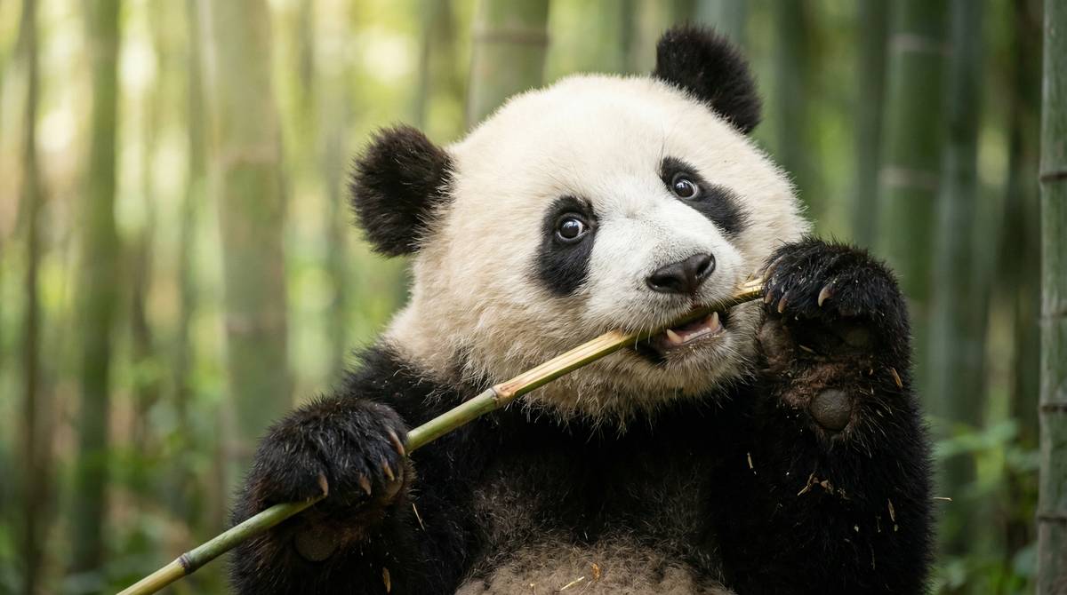 玩物社区熊猫视频 - 大熊猫竹林漫步
