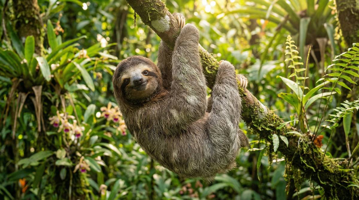 玩物社区树懒视频 - 雨林中的慢生活